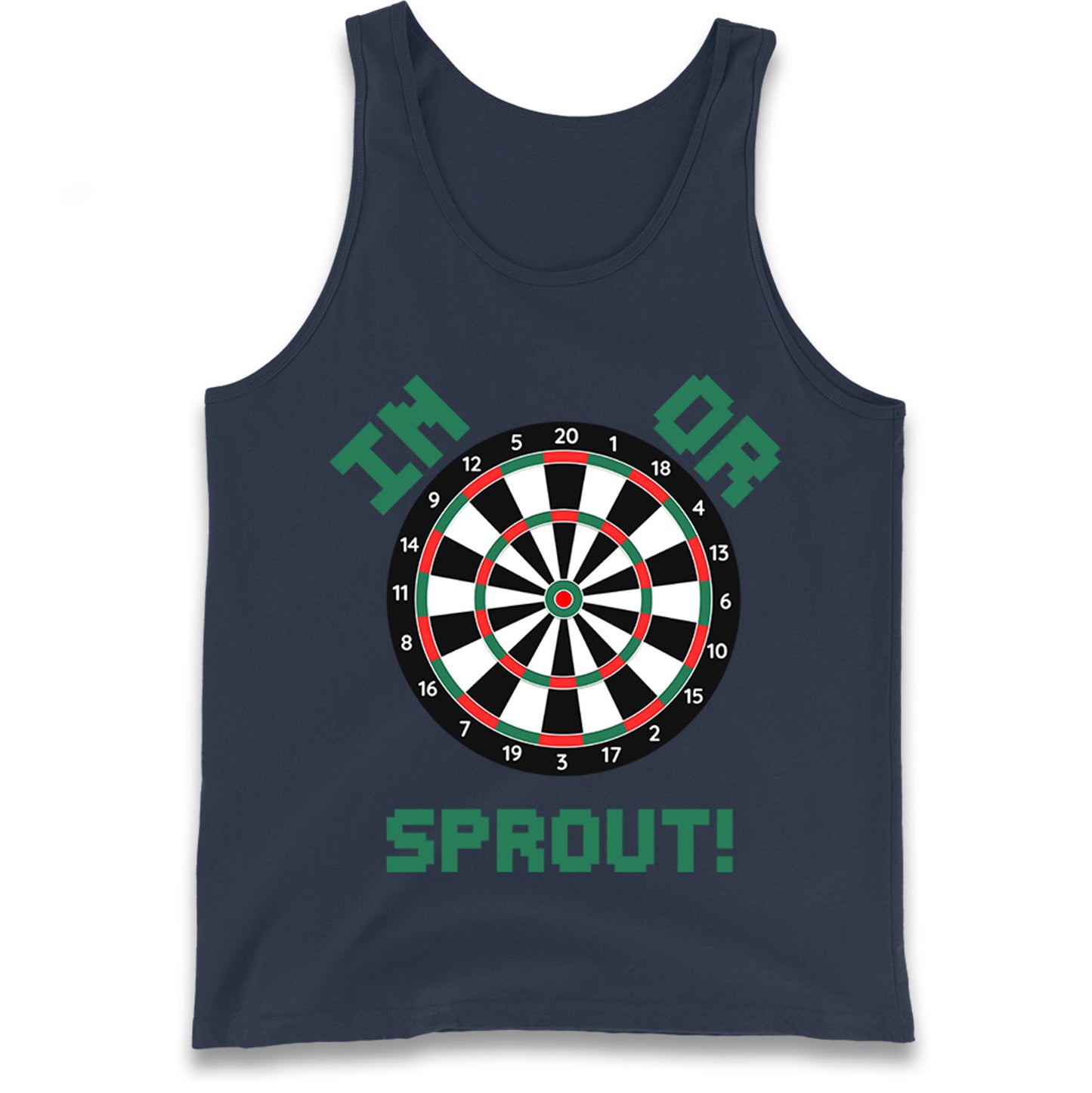 dartboard christmas tank top