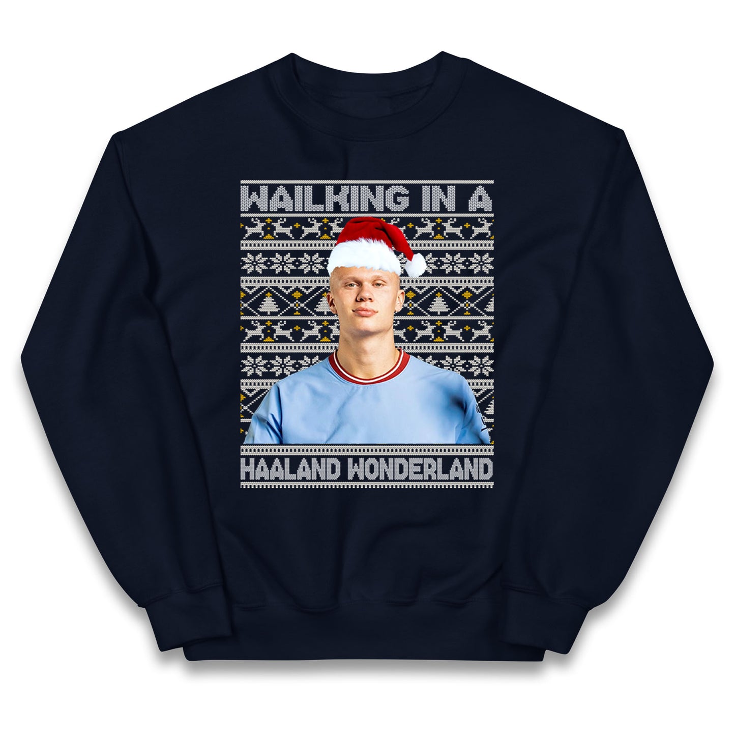 erling haaland christmas jumper