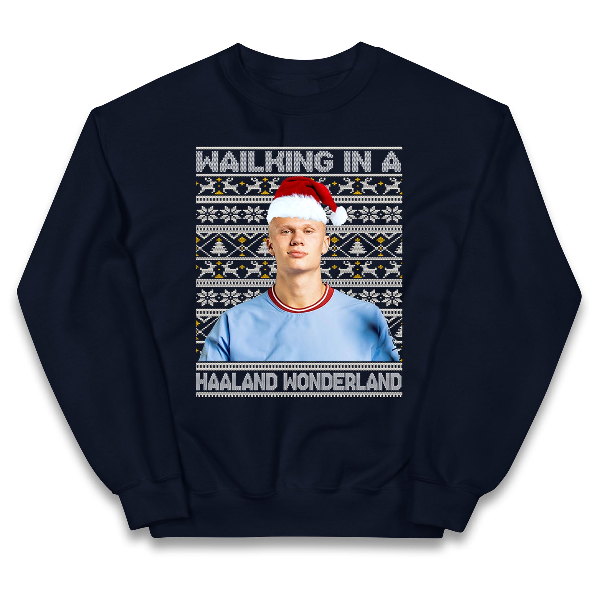 erling haaland christmas jumper