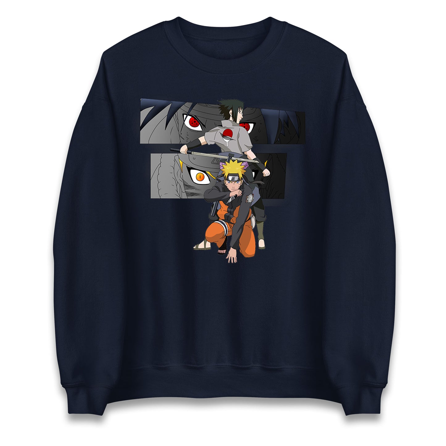 naruto and sasuke uchiha sweatshirt