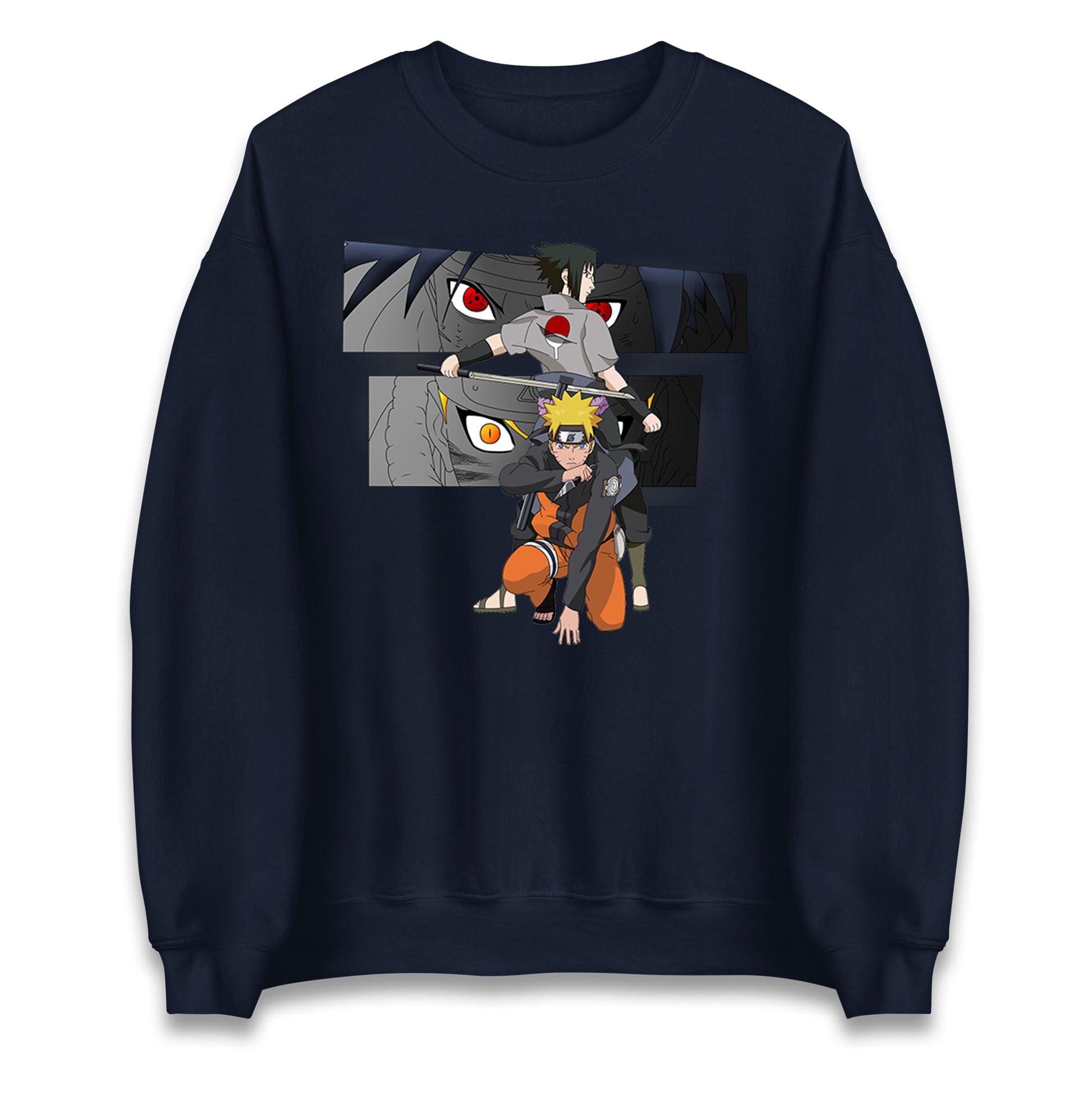 naruto and sasuke uchiha sweatshirt