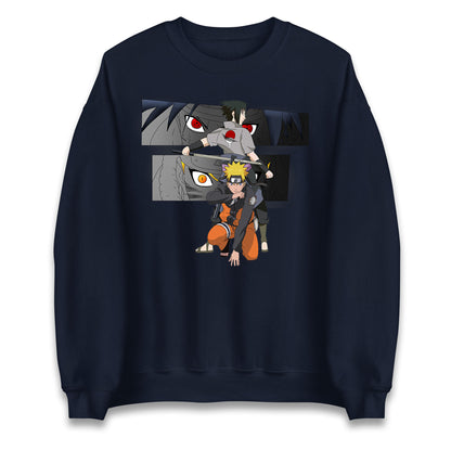 naruto and sasuke uchiha sweatshirt