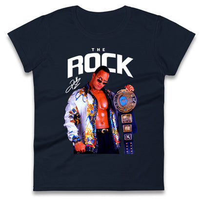 The Rock Dwayne Johnson Ladies T Shirt