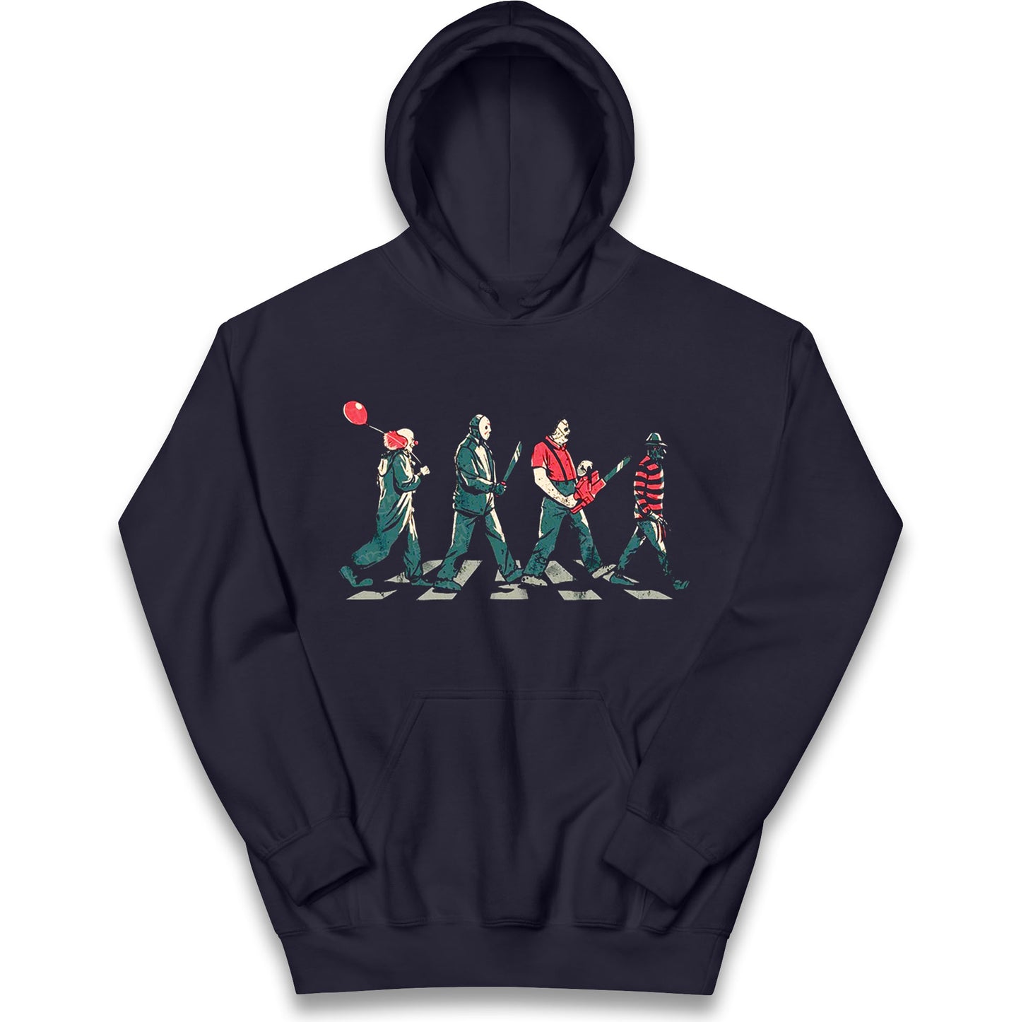 Horror Characters Friends Spoof Halloween Kids Hoodie
