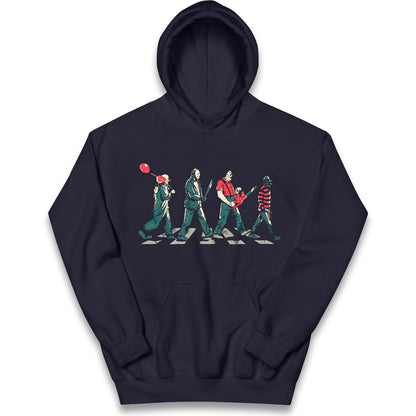 Horror Characters Friends Spoof Halloween Kids Hoodie