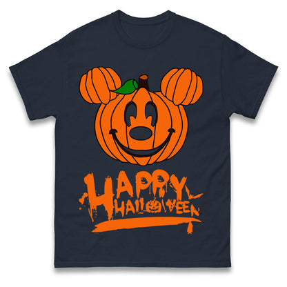 Mickey Mouse Pumpkin Happy Halloween T Shirts