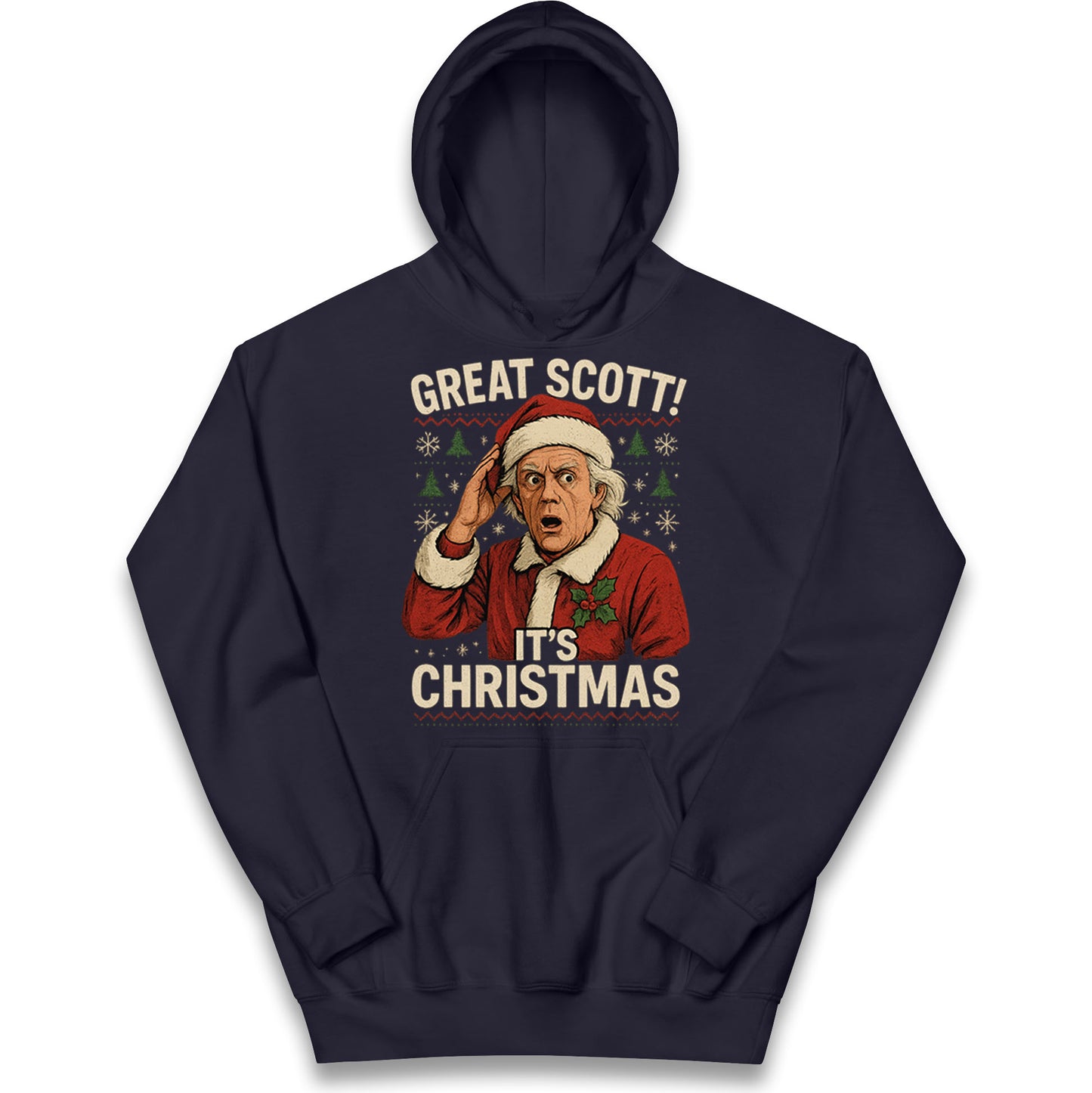 Back to the Future Doc Brown Kids Hoodie