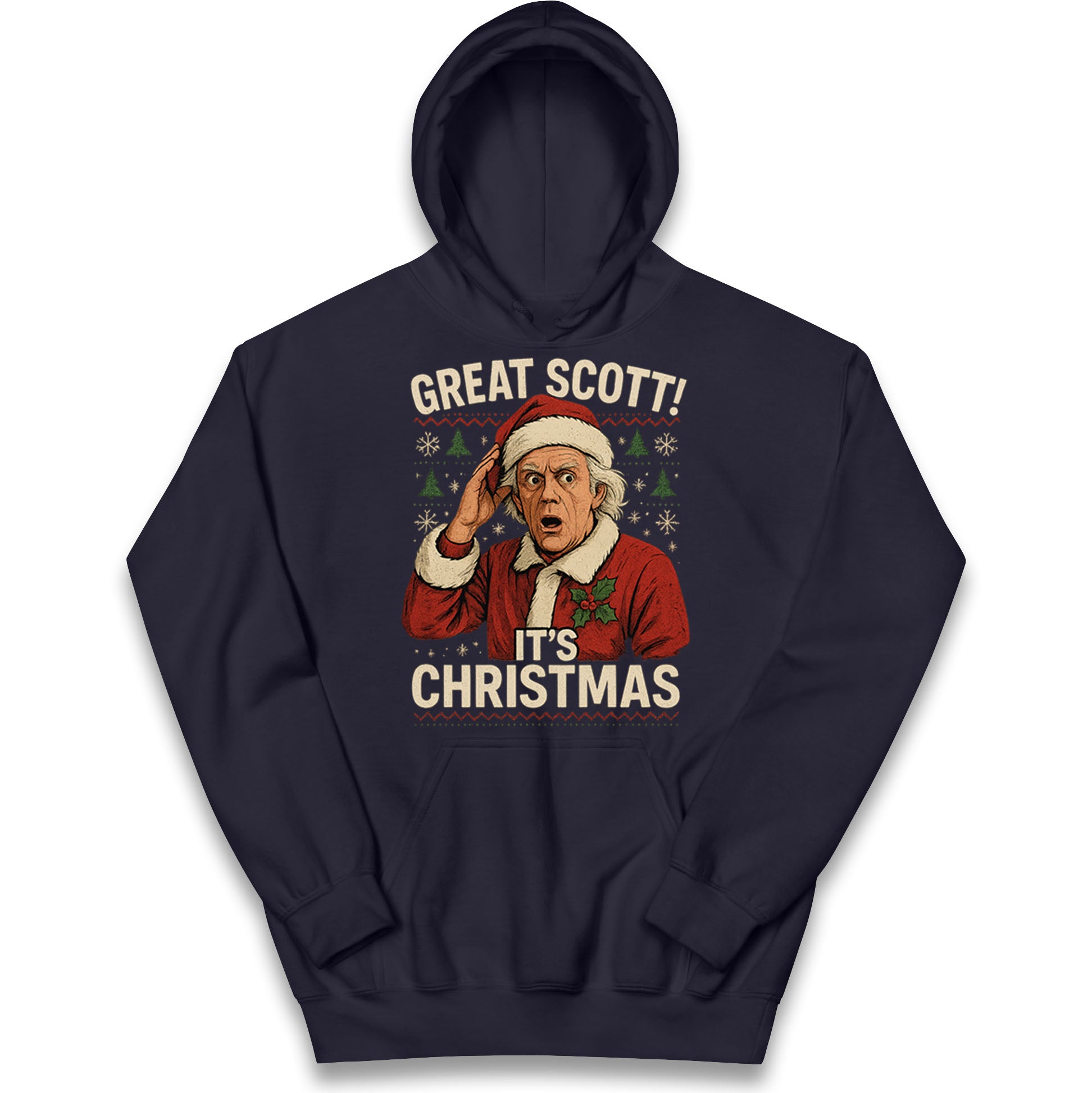 Back to the Future Doc Brown Kids Hoodie