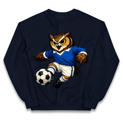 Retro Oldham Football Kids Jumper