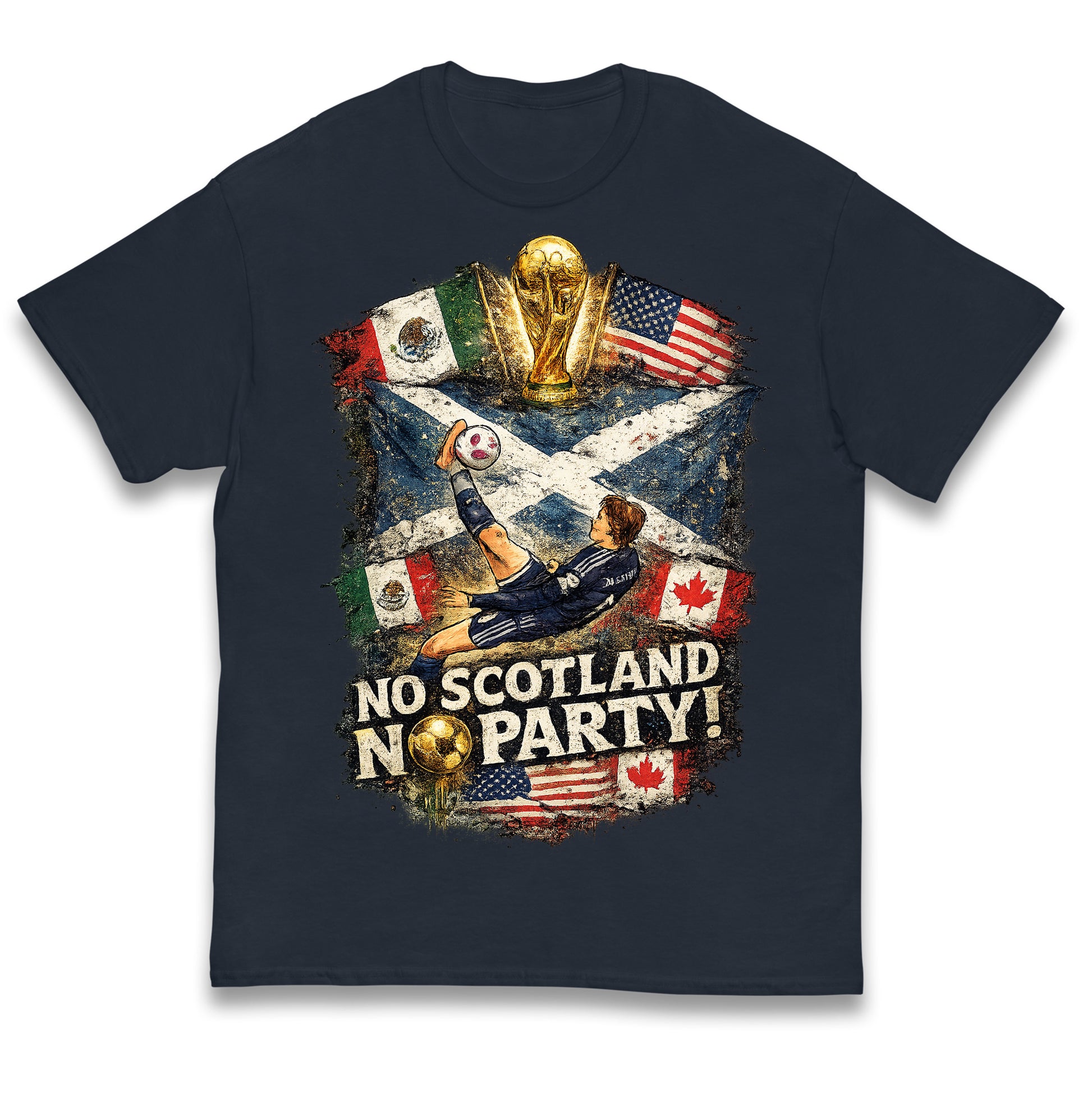No Scotland No Party World Cup 2026 Kids T Shirt