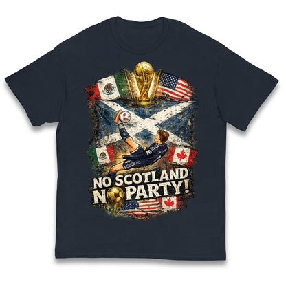 No Scotland No Party World Cup 2026 Kids T Shirt