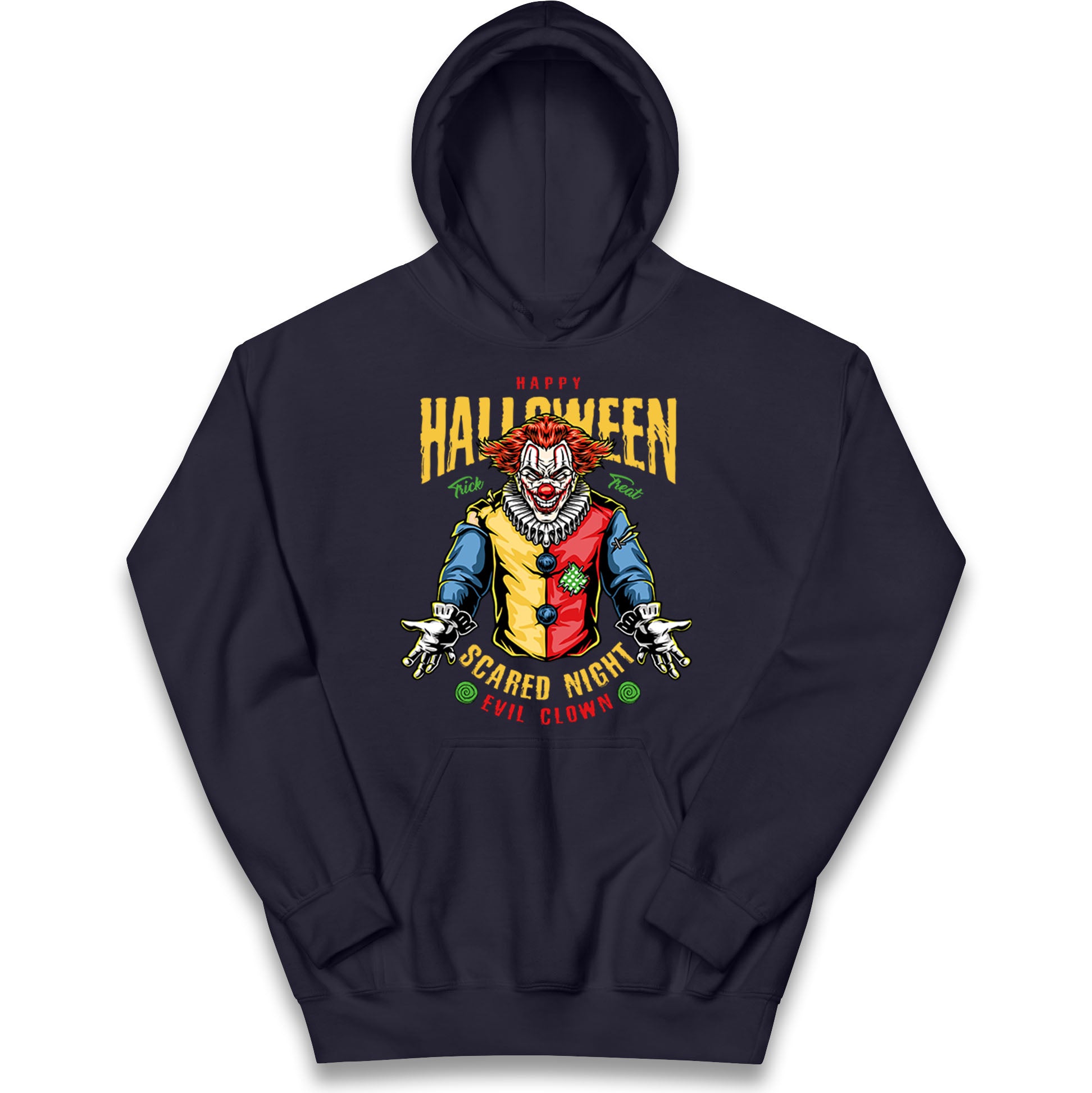 Halloween Clown Kids Hoodie