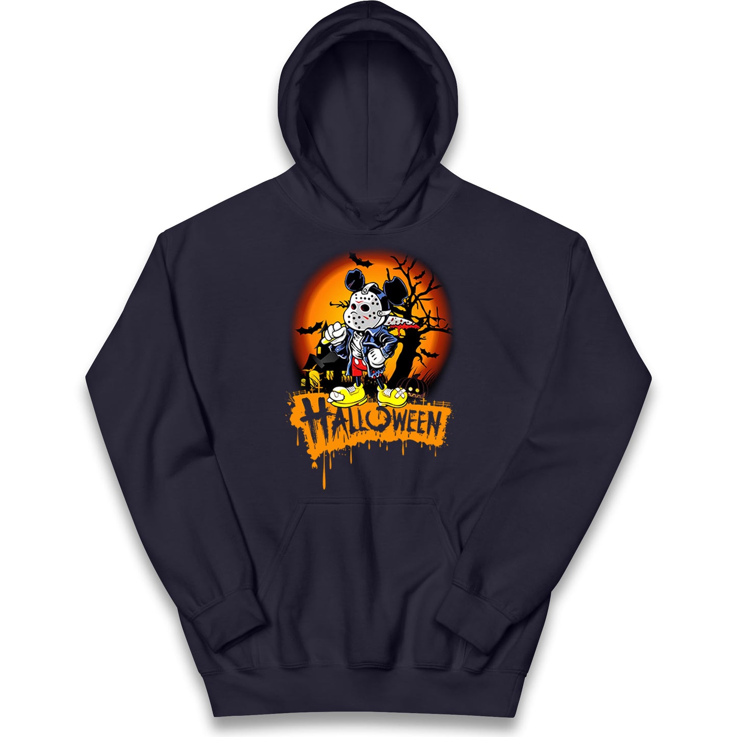 Mickey Mouse Haunted Halloween Hoodie
