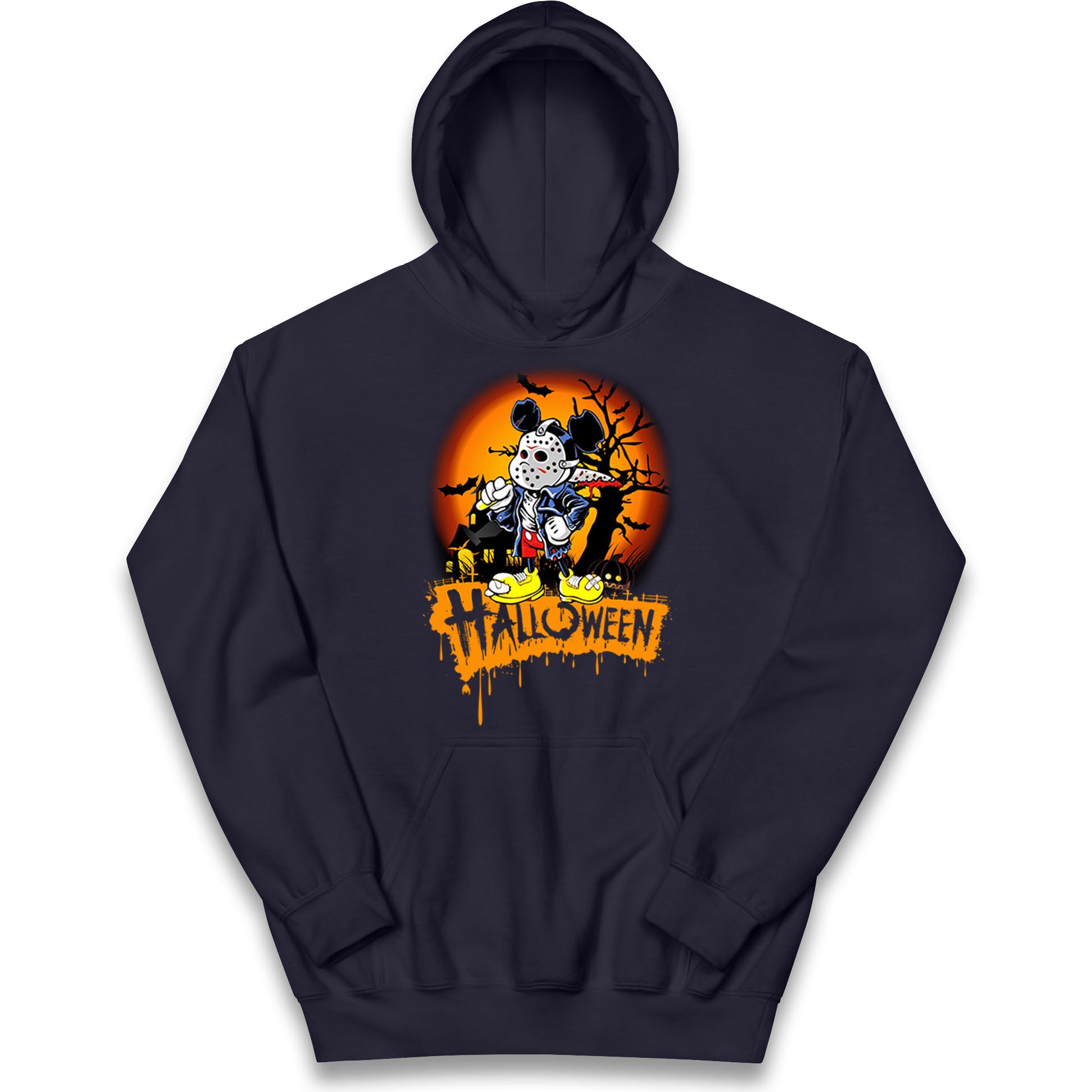 Mickey Mouse Haunted Halloween Hoodie
