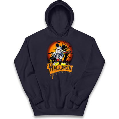 Mickey Mouse Haunted Halloween Hoodie
