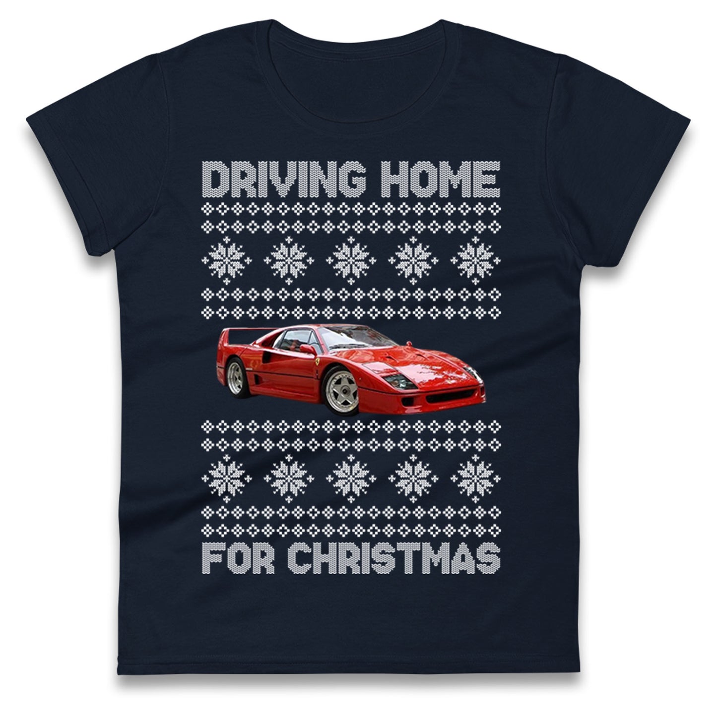 Formula 1 Christmas Ladies T Shirt