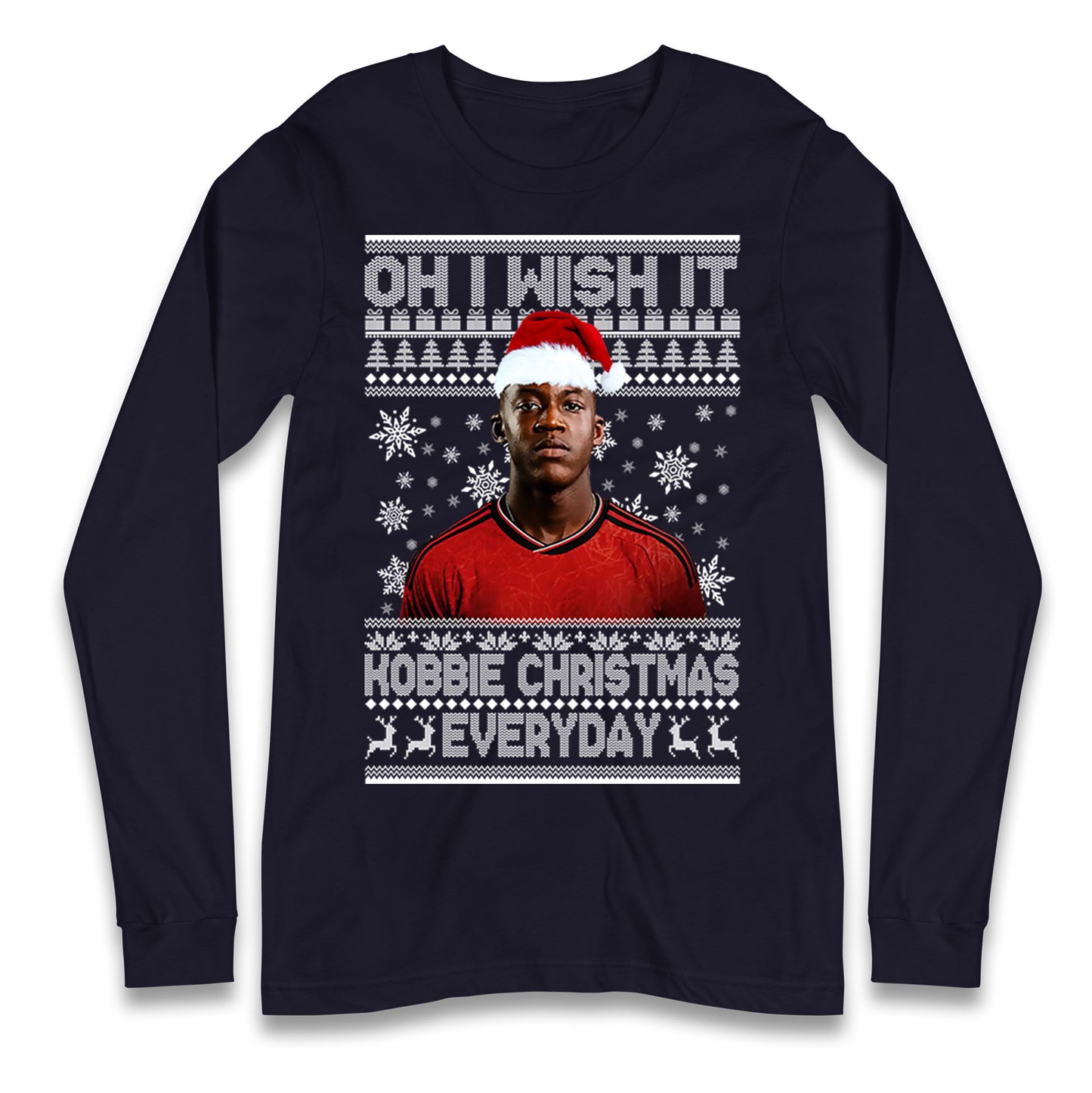 Kobbie Mainoo Christmas Longsleeve T Shirt