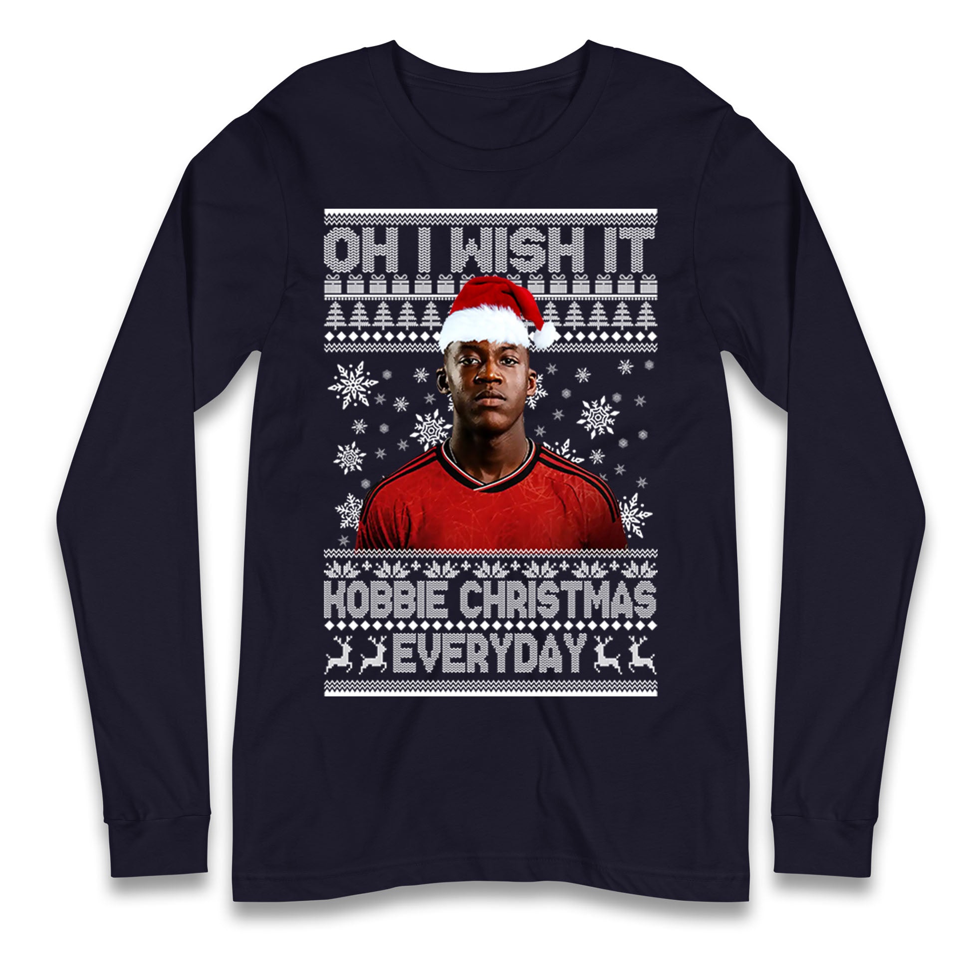 Kobbie Mainoo Christmas Longsleeve T Shirt