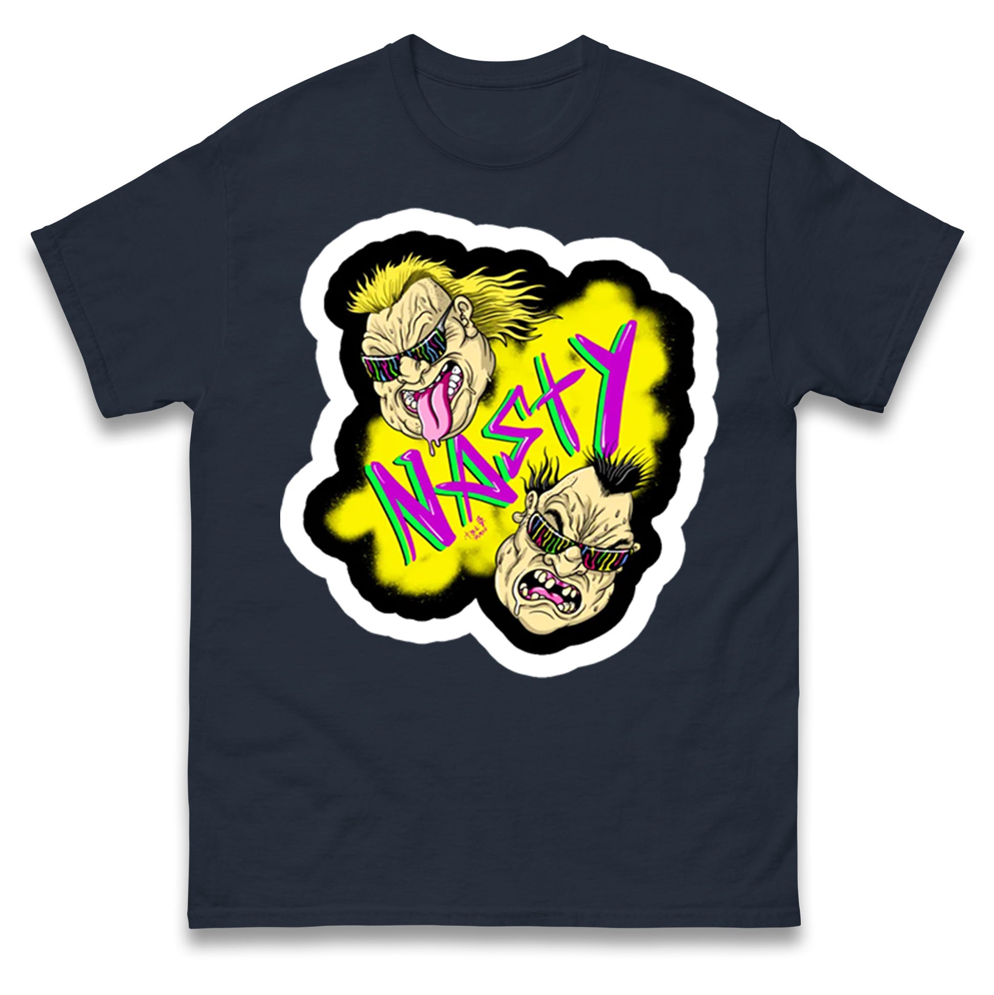 Nasty Dog Baseball shirt Navy XL 最安値 Nasty Dog ベースボール