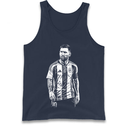 Lionel Messi Argentina Tank Top