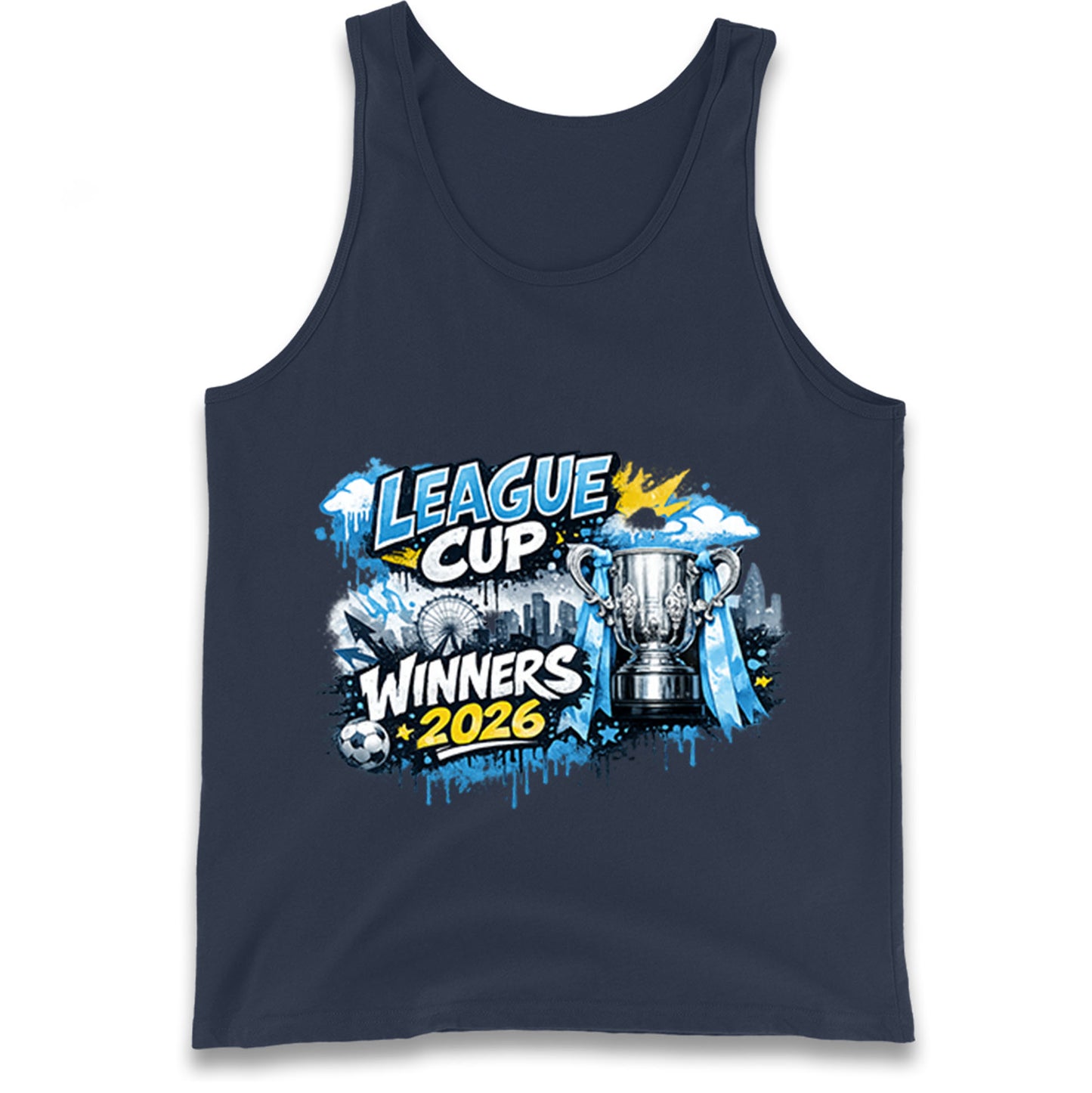 Man City League Cup Winners 2026 Tank Top