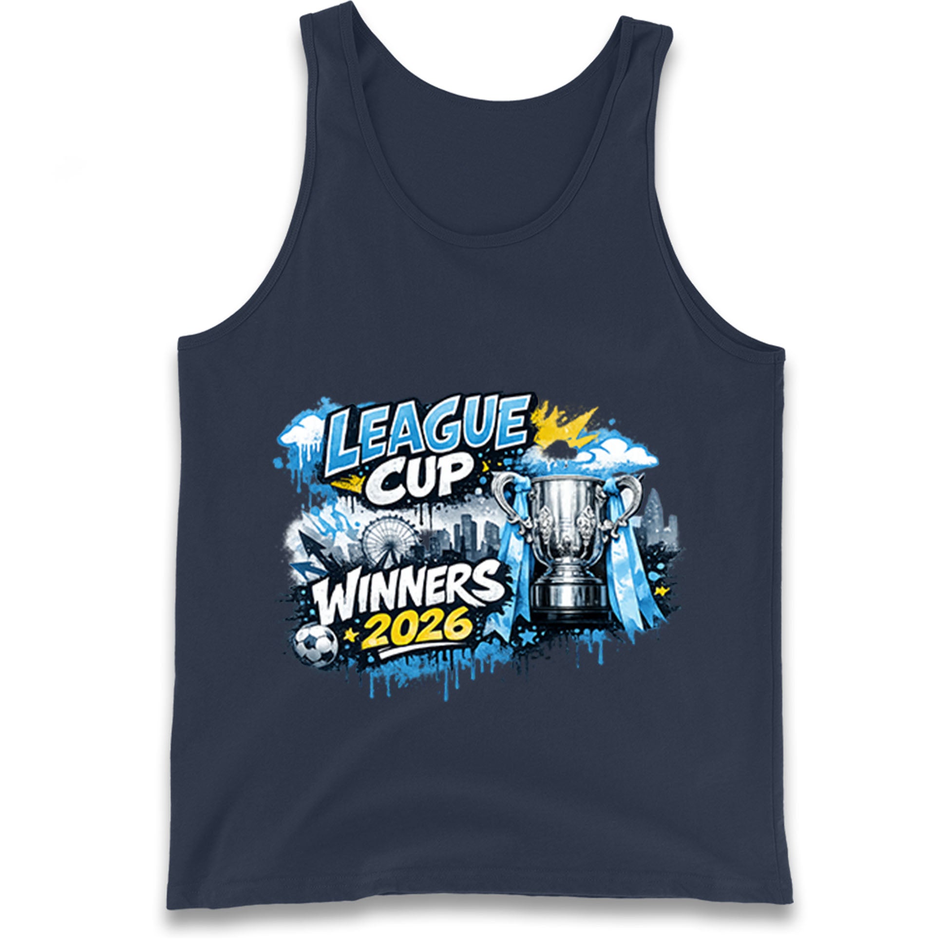 Man City League Cup Winners 2026 Tank Top