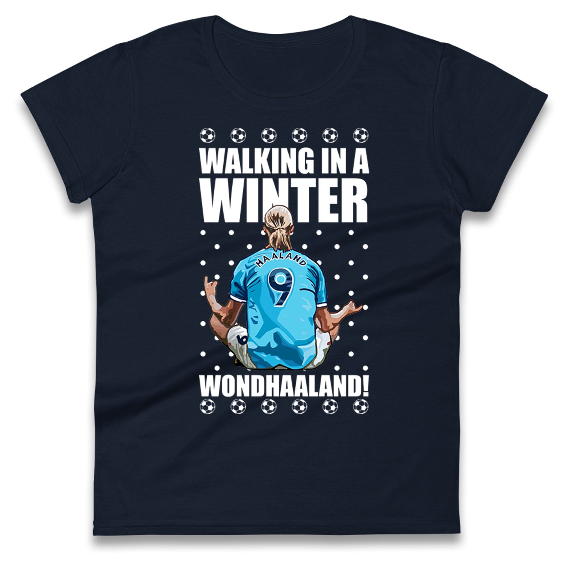 erling haaland christmas womens t shirt