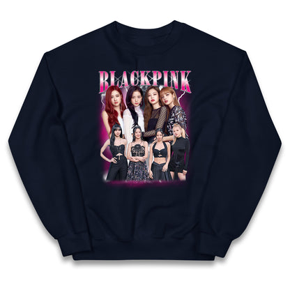 Black Pink Kids Jumper