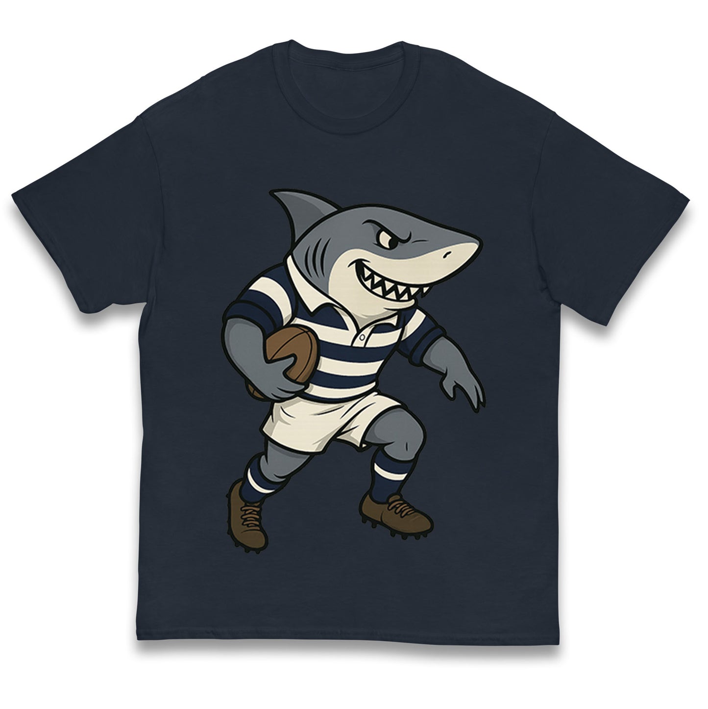 Retro Sale Sharks Rugby Union Kids T Shirt