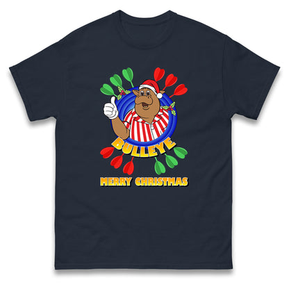 bullseye dartboard christmas t shirt
