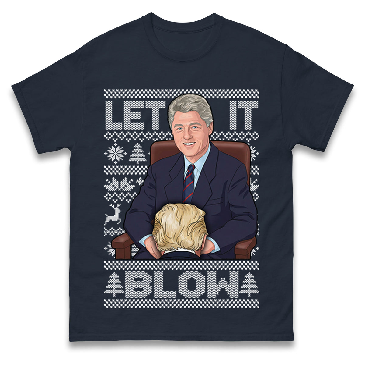 Bill Clinton Christmas T Shirt