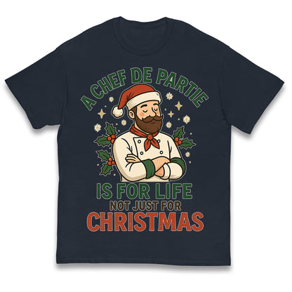 Chef De Partie Christmas Kids T Shirt
