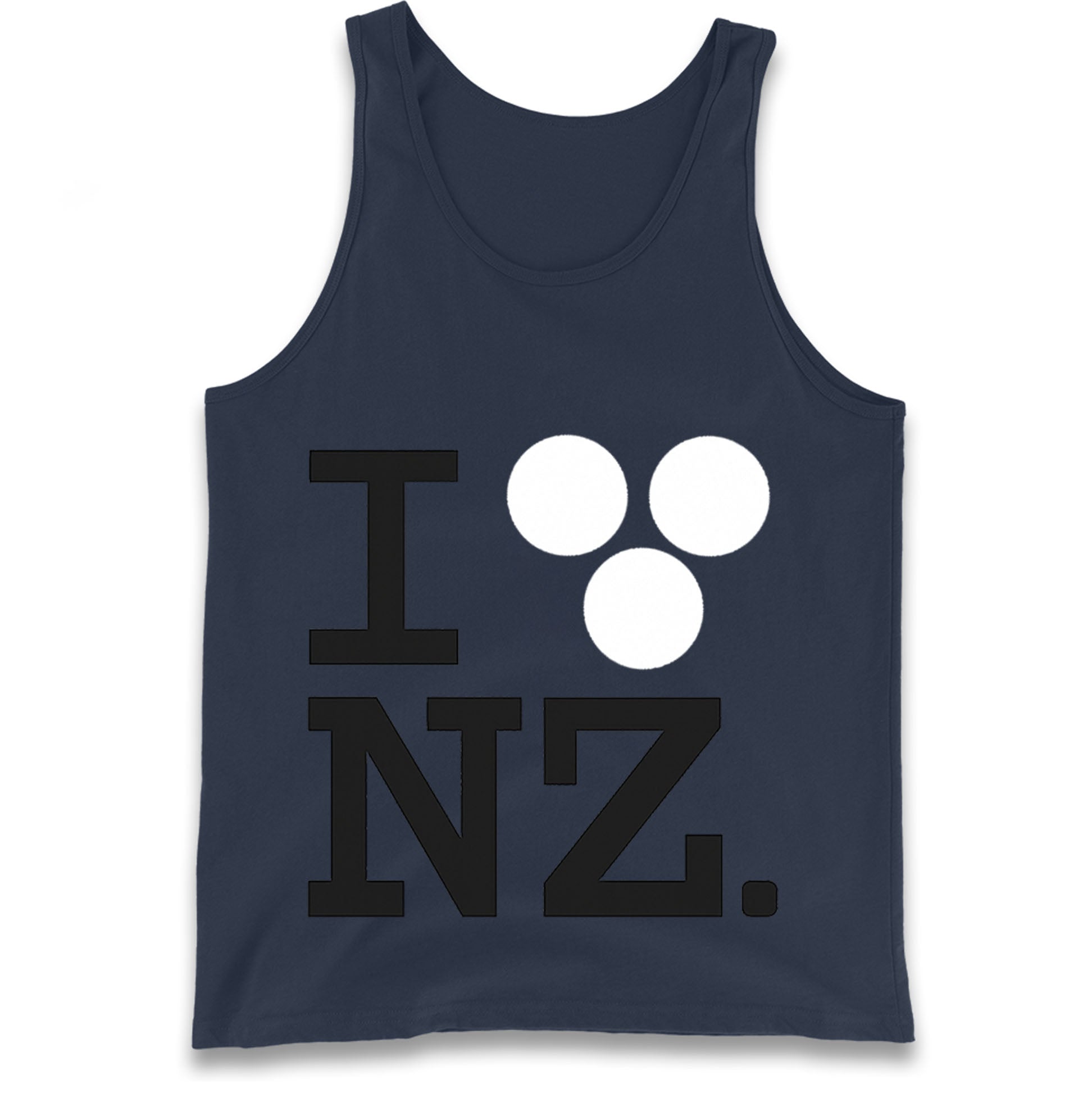 I Love NZ Orlando Bloom Huffer Tank Top