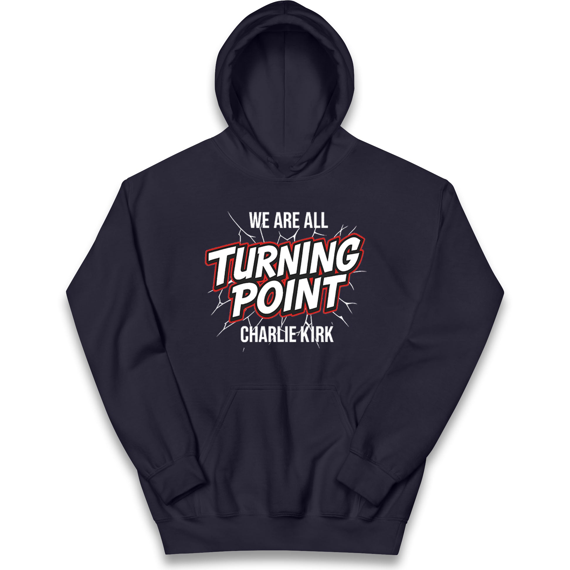 Turning Point Charlie Kirk Kids Hoodie 