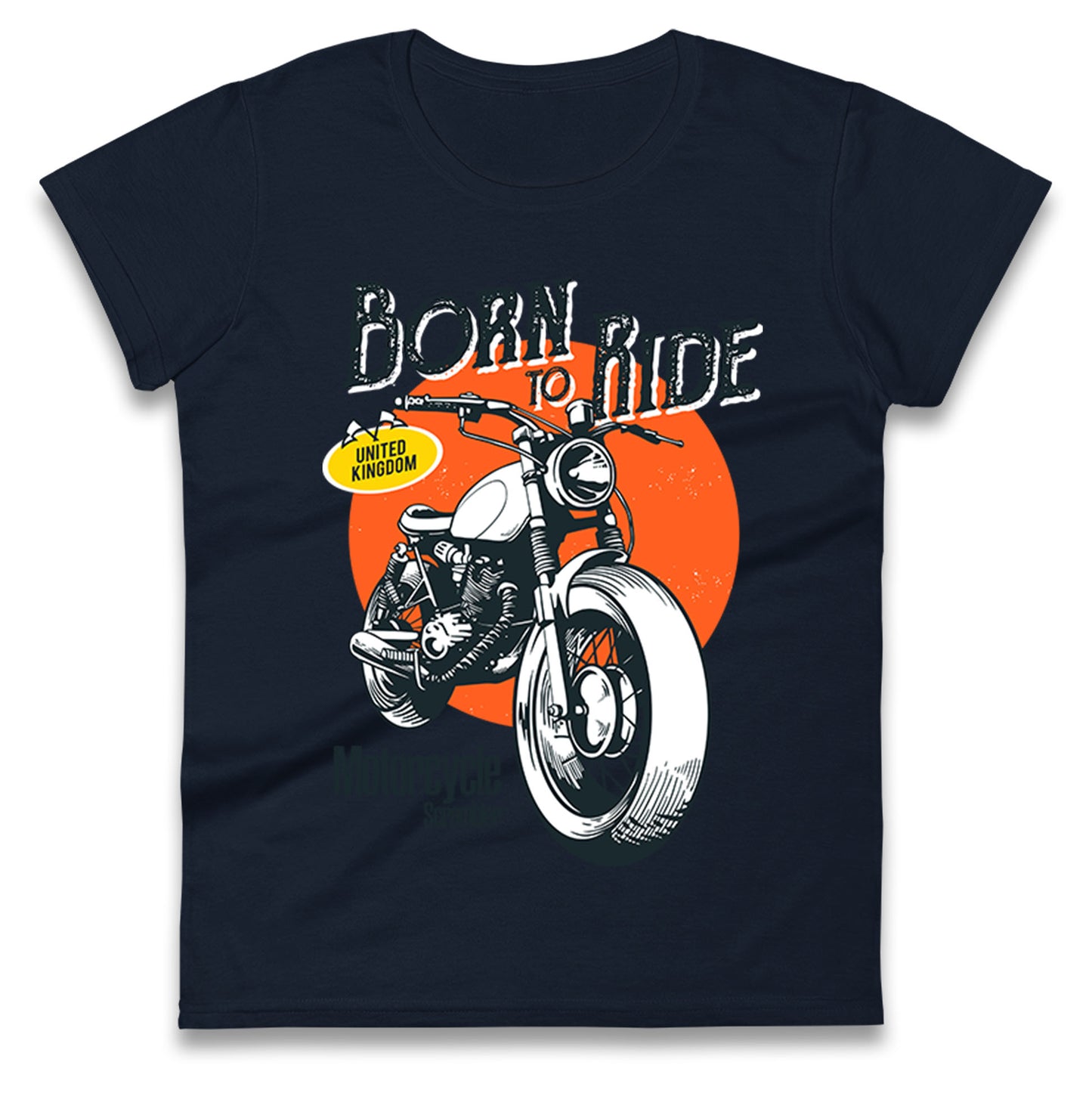 Born To Ride UK Ladies T Shirt