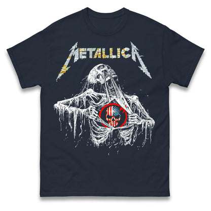 Metallica USA Skull T Shirt