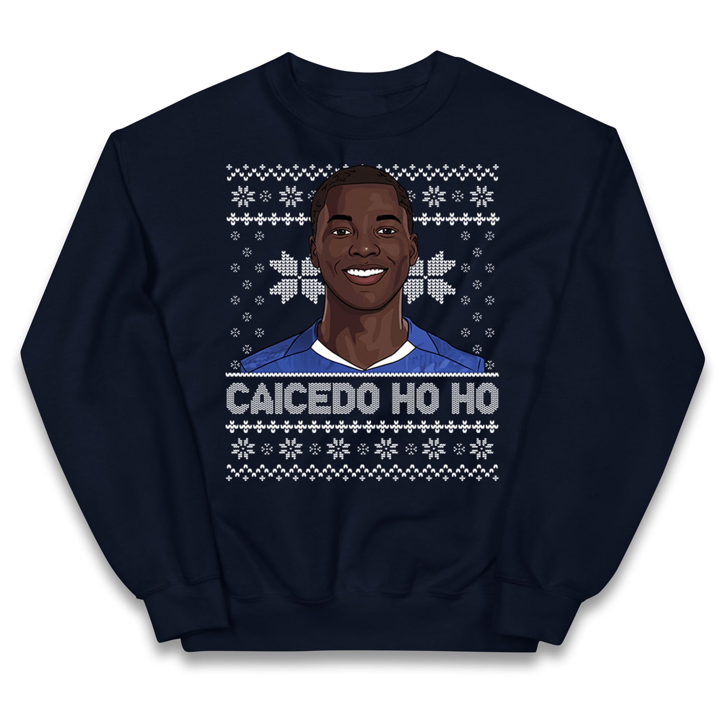 Moises Caicedo Christmas Kids Jumper