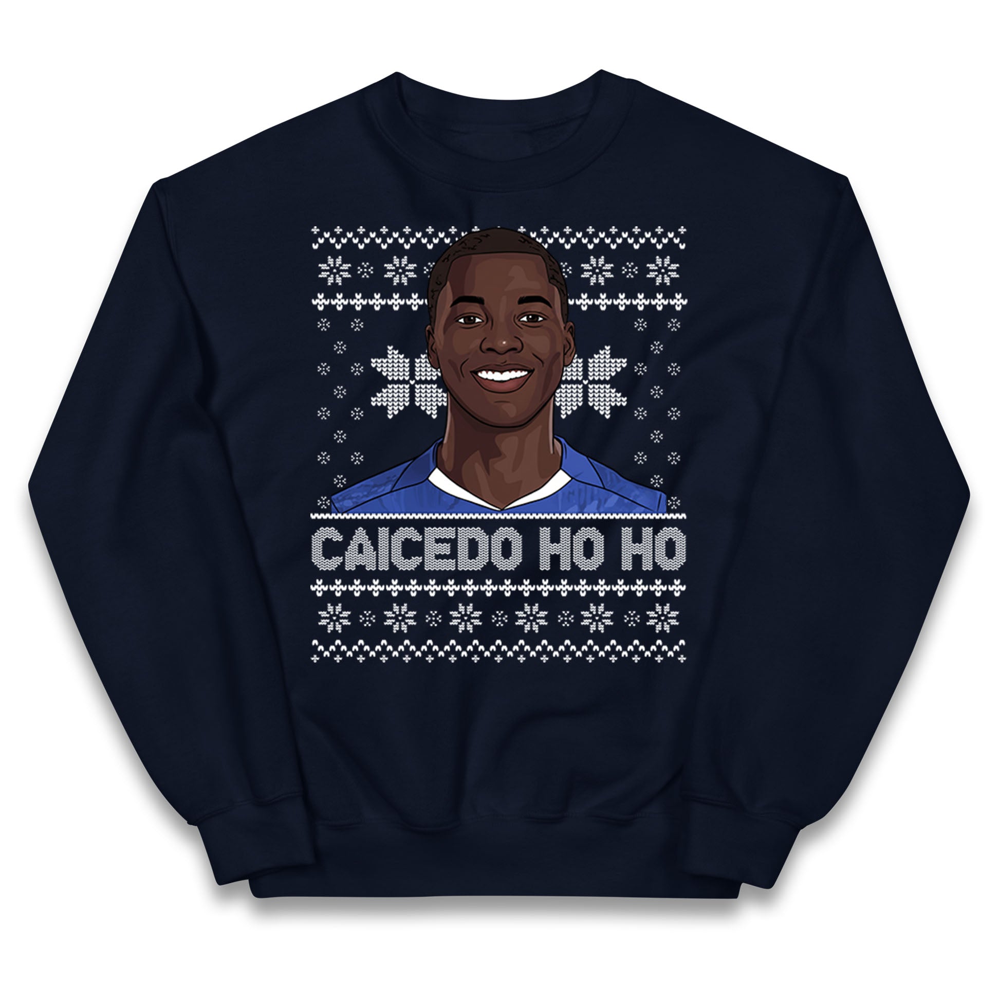 Moises Caicedo Christmas Kids Jumper