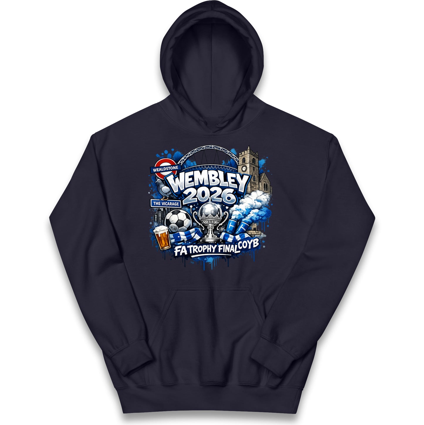 Wealdstone FA Trophy Final Wembley 2026 | Buy FA Trophy Wear Kids Hoodie 