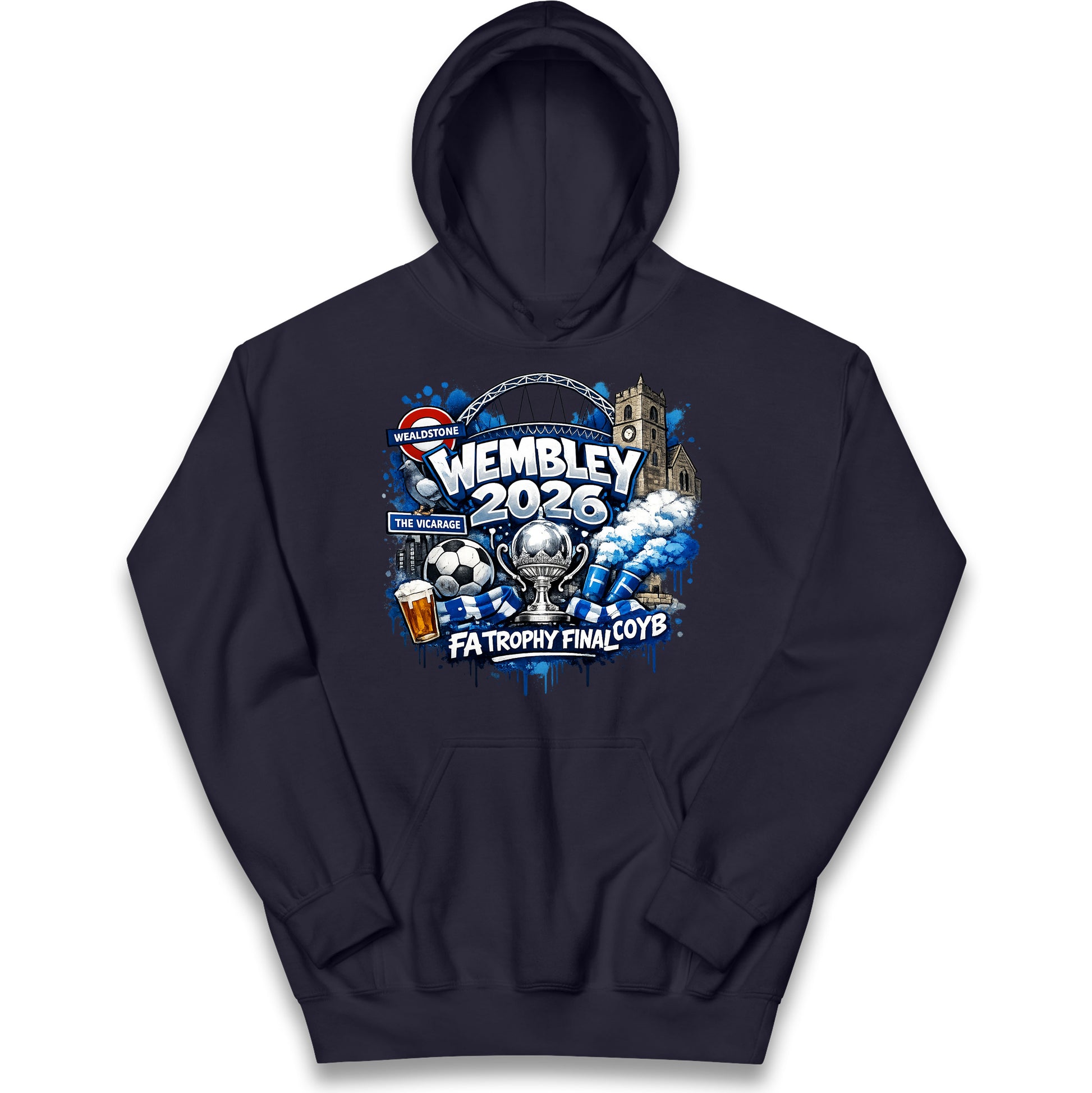 Wealdstone FA Trophy Final Wembley 2026 | Buy FA Trophy Wear Kids Hoodie 