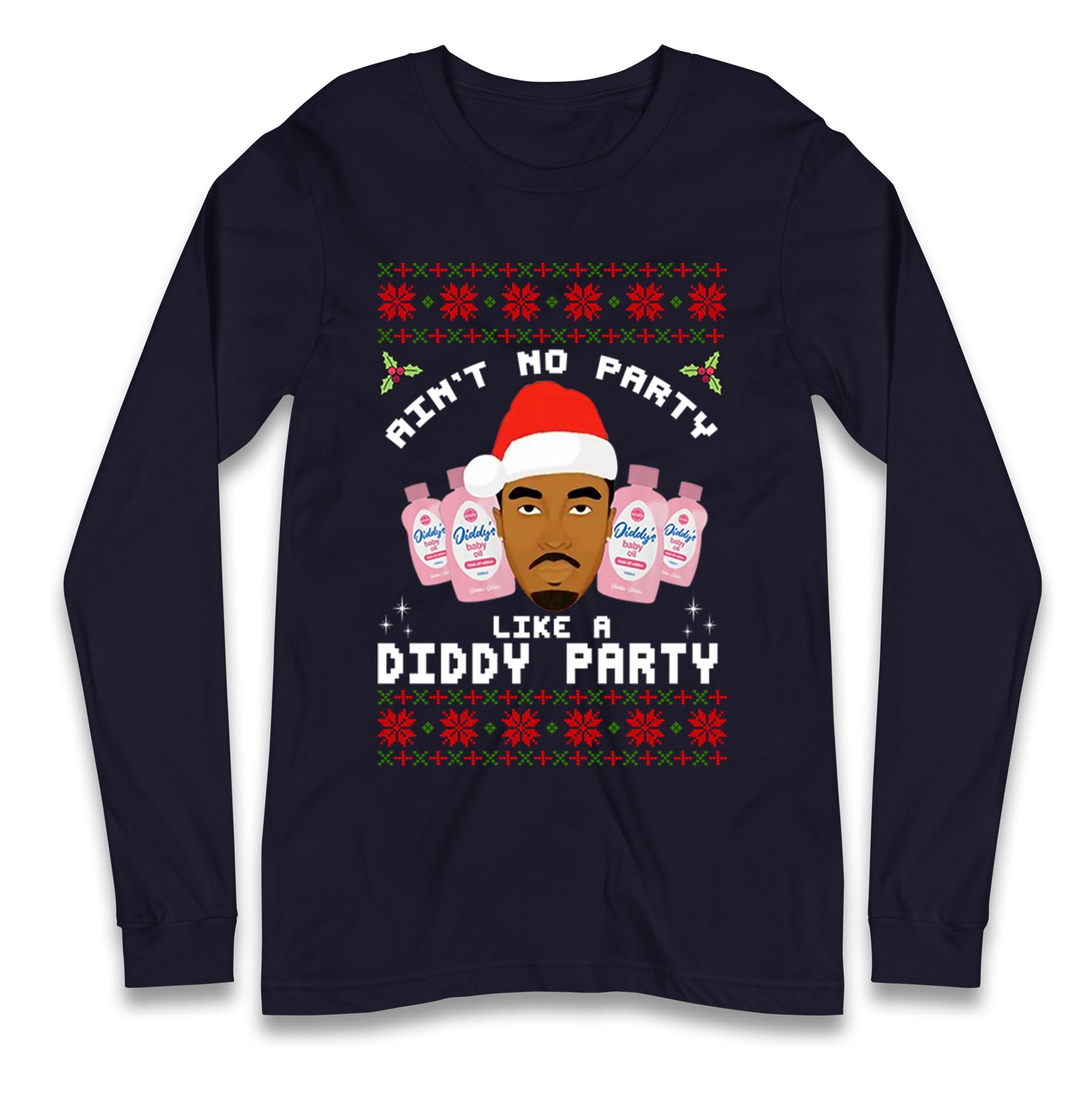 Diddy Christmas Longsleeve T Shirt