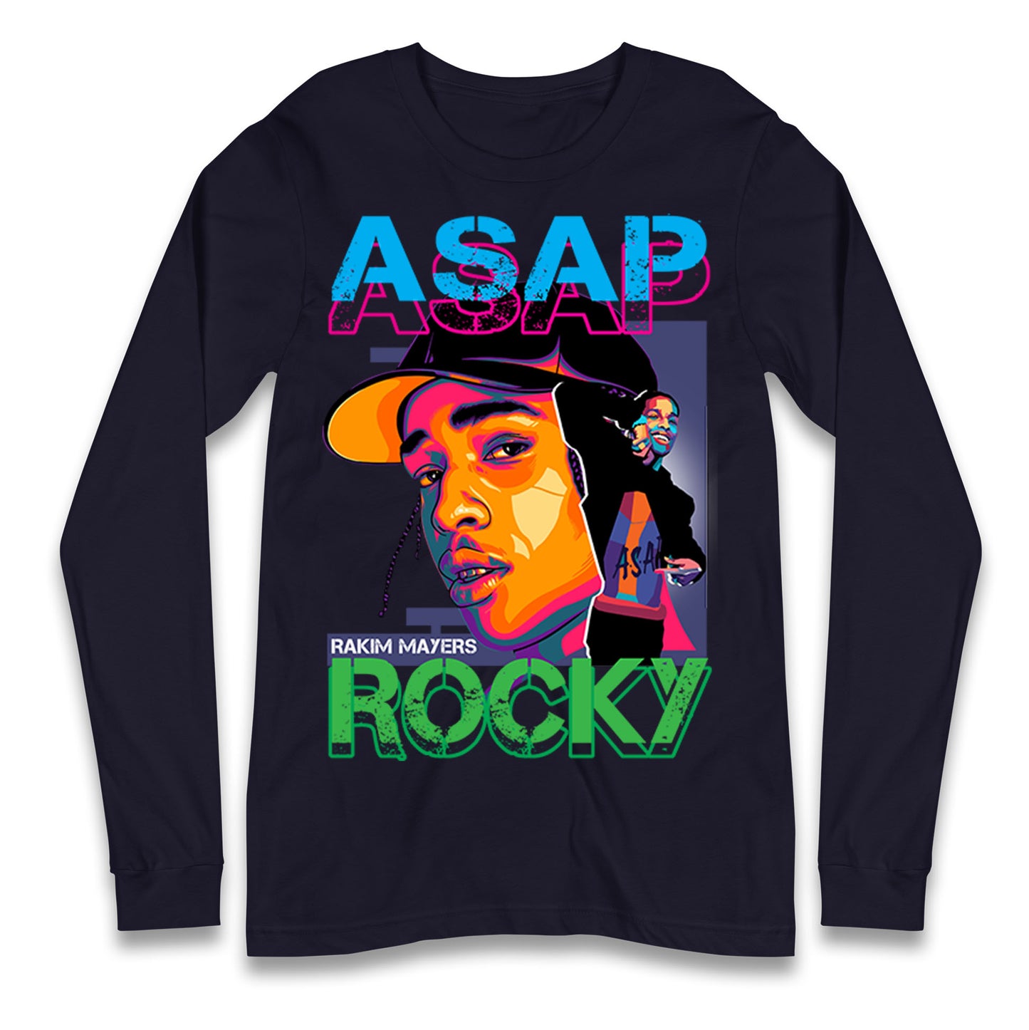 ASAP Rocky Rakim Mayers Longsleeve T Shirt