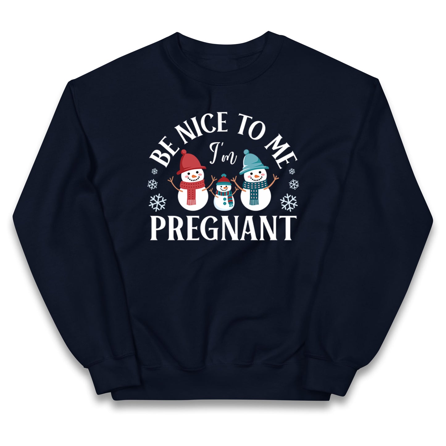 Pregnant At Christmas Kids Jumper