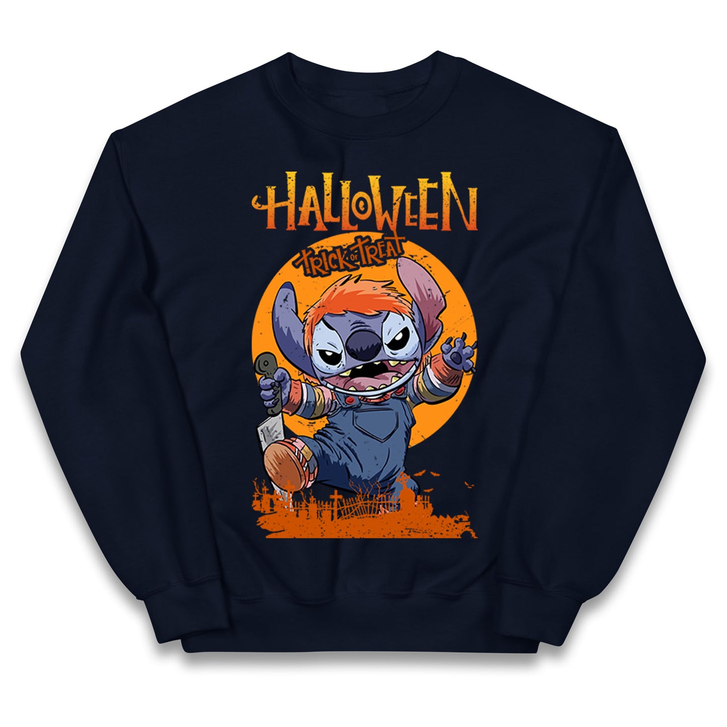 Lilo And Stitch Halloween Kids Jumper