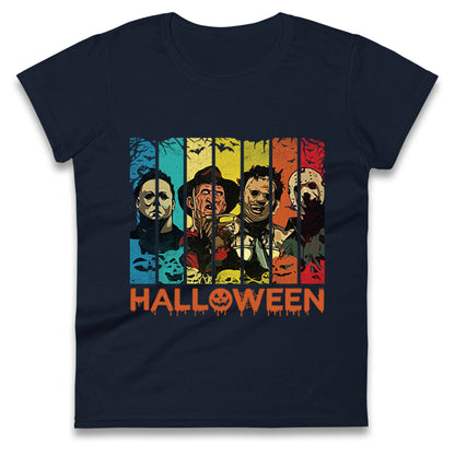 Vintage Villains Halloween Womens t shirts