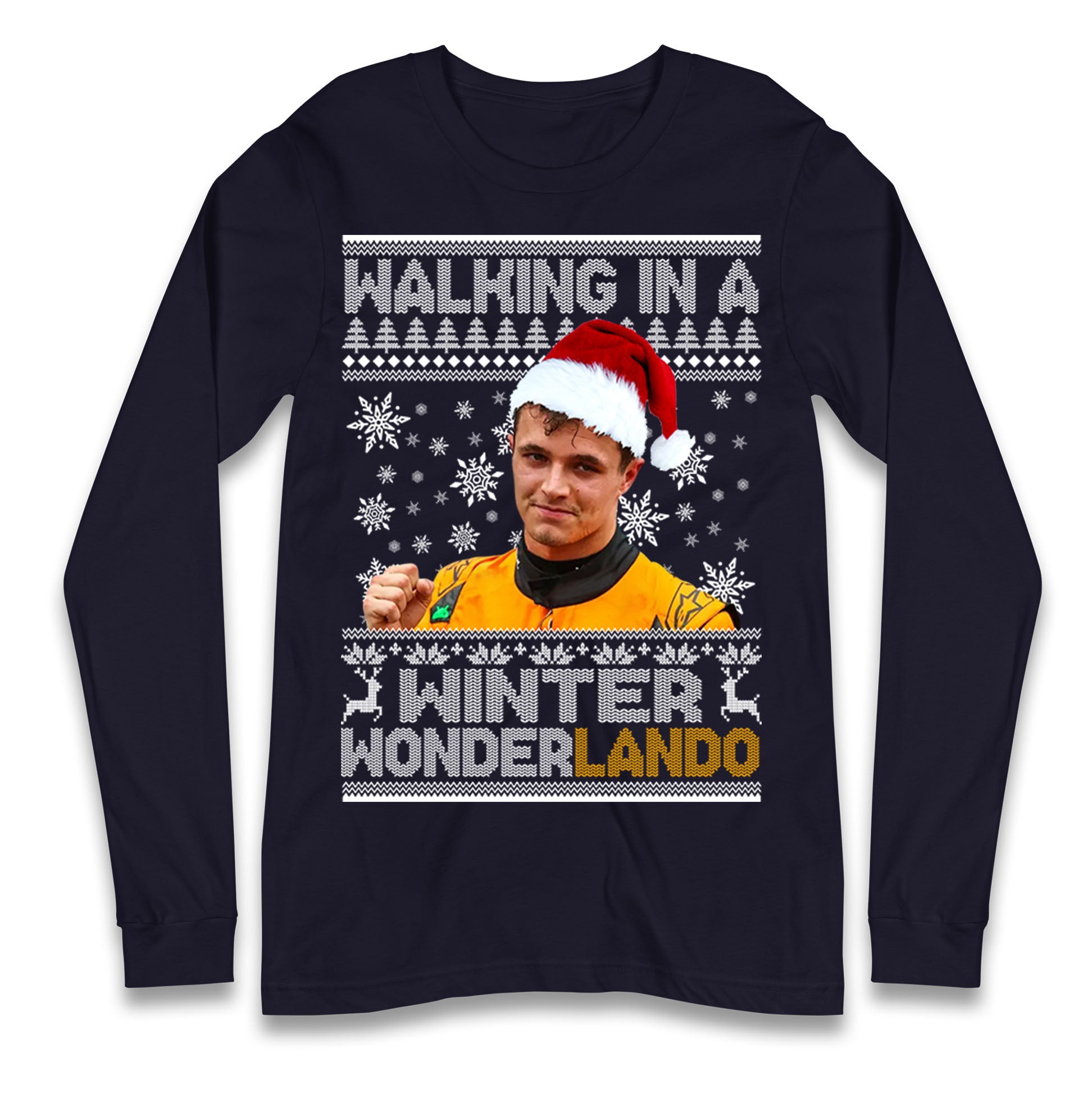 Lando Norris Christmas Longsleeve T Shirt