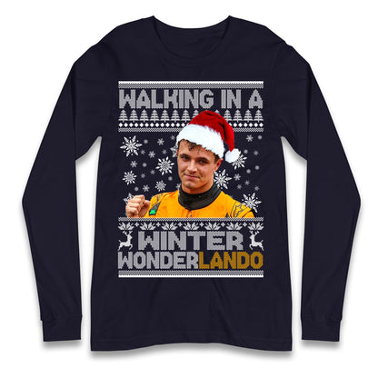 Lando Norris Christmas Longsleeve T Shirt