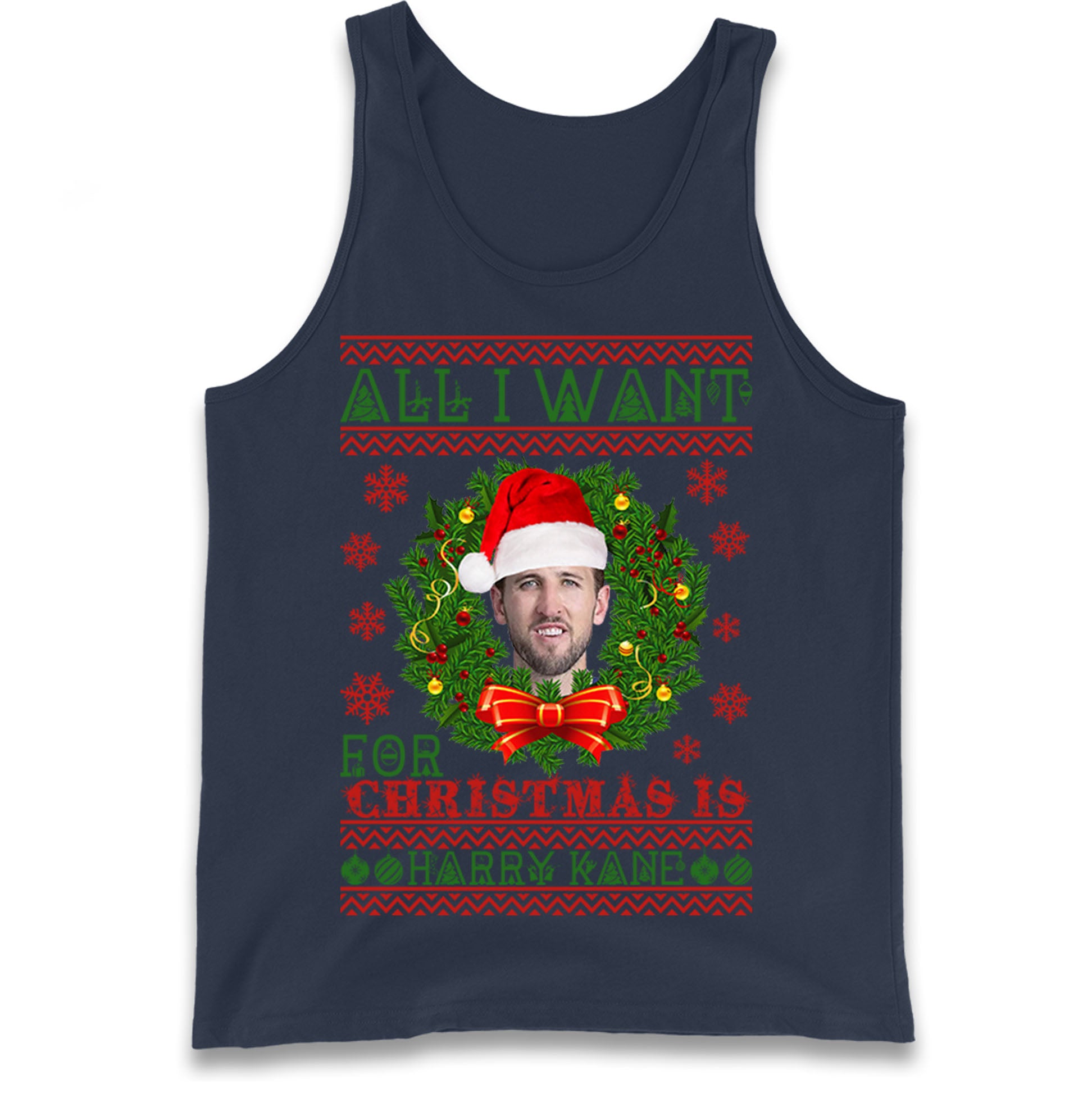 harry kane christmas tank top