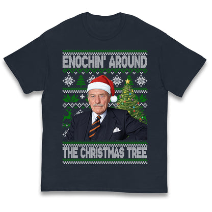 Enoch Powell Enochin Around the Christmas Tree Christmas Kids T Shirt