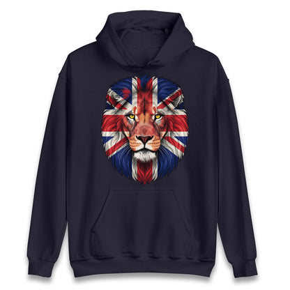 St George Flag Lion Hoodie